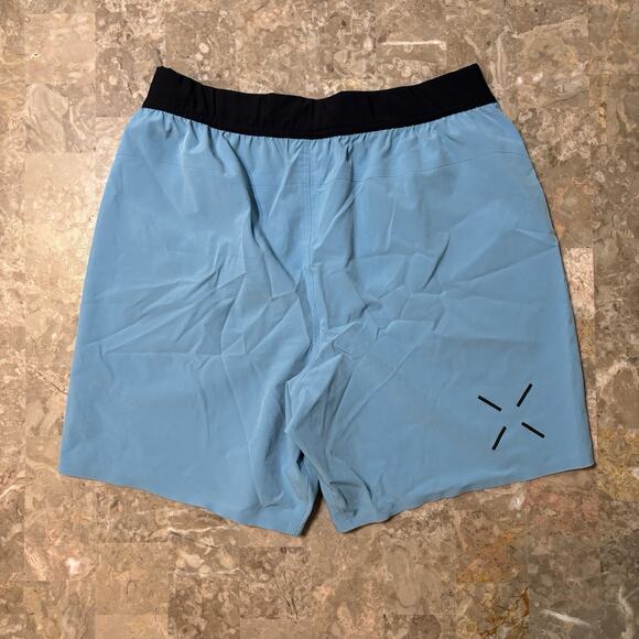 Ten Thousand Shorts Mens Medium The Interval Short 7” Blue Running Linerless Gym - Picture 1 of 8